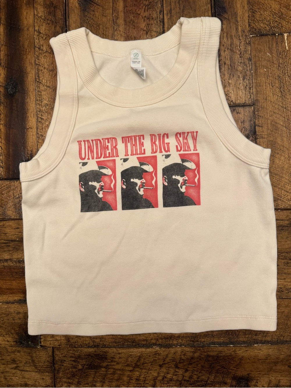 AS Colour Organic Rib Crop Tank Size S